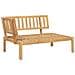 Set Divani Pallet Giardino 4pz Cuscini Legno Massello Acacia - Foto miniatura 3