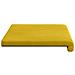 Cuscino per panchina Velluto Giallo Profondità 35 cm - Foto miniatura 6