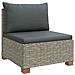 6 pz Set Lounge in Rattan con Cuscini GENDT Rattan naturale - Foto miniatura 5