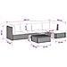 6 pz Set Lounge in Rattan con Cuscini GENDT Rattan naturale - Foto miniatura 6