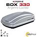 Box Da Tetto Baule Portatutto 330l Argento Lucido Abs - Foto miniatura 1