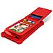 Cover Smartphone 4,7"" A 5,0"" Cover Universale Silicone Porta-carte - Rosso - Foto miniatura 4
