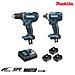 Set Di 2 Macchine Dlx2127tj1 18v 5.0ah - Cacciavite A Percussione Ddf482 - Cacciavite A Percussione Dtd152 - Foto miniatura 2