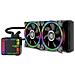 Dissipatore A Liquido 240mm Rgb 250w Lga 1150 1151 1155 1156 1366 2011 2066 775 - Foto miniatura 3