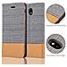 Custodia Compatibile Con Samsung Galaxy J7 2017 In Grigio Chiaro Marrone - Coperchio Protettiva Con Chiusura Magnetica, Funzione Stand E Tasca Per Le Carte - Foto miniatura 5