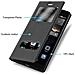 Cadorabo Custodia Compatibile Con Huawei P8 In Nero Cometa - Coperchio Protettivo Con Chiusura Magnetica, Funzione Stand E 2 Finestre Di Visualizzazione - Foto miniatura 5