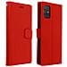 Custodia Samsung Galaxy A51 Portafoglio Supporto Video Cover Soft Touch Rosso - Foto miniatura 1