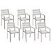 Set Di 6 Sedie Da Pranzo Bianche Vernio - Foto miniatura 15