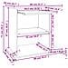 Scrivania Computer Grigio Cemento 80x50x75 cm Legno Multistrato - Foto miniatura 4