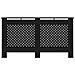 Copertura per Radiatore Nera 152x19x81 cm in MDF - Foto miniatura 6