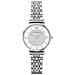 Ar1925 Cristallo Bianco Pavimenta Dial Acciaio Ladies Watch - Foto miniatura 1