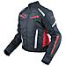 Moto Giacca Donna Sport Impermeabile Tessuto Riflettente Rosso Xs - Foto miniatura 2