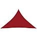 Parasole a Vela Oxford Triangolare 2,5x2,5x3,5 m Rosso - Foto miniatura 1