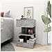 Comodini 2 pz Grigio Cemento 40x35x65 cm - Foto miniatura 3