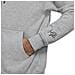 Felpa Da Uomo Con Cappuccio E Full Zip Essentials Grigia Taglia L Cod Da9810-091 - Foto miniatura 4