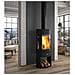 Stufa A Legna In Ghisa Nera Da 7kw - 411106noir - Foto miniatura 2