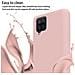 Catena Di Telefoni Cellulari Compatibile Con Samsung Galaxy A12 / M12 In Liquid Rosa - Coperchio Di Protezione In Silicone Con Cordino Regolabile In Lunghezza - Foto miniatura 2
