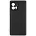 Cover Per Motorola Edge 30 Ultra Silicone Finitura Opaca Anti-macchie Nera - Foto miniatura 1