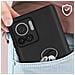 Cover Per Motorola Edge 30 Ultra Silicone Finitura Opaca Anti-macchie Nera - Foto miniatura 8