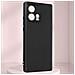 Cover Per Motorola Edge 30 Ultra Silicone Finitura Opaca Anti-macchie Nera - Foto miniatura 4