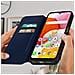 Custodia Per Samsung Galaxy A14 5g E 4g Portafoglio Funzione Supporto Video Blu - Foto miniatura 3