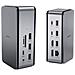 ES623015 replicatore di porte e docking station per laptop Cablato USB4 Alluminio, Nero - Foto miniatura 1