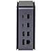 ES623015 replicatore di porte e docking station per laptop Cablato USB4 Alluminio, Nero - Foto miniatura 6