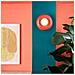 Applique Vintage Decò Bumbum Ceramica Arancio Pokè 1 Luce G9 - Foto miniatura 3