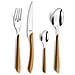 Servizio Di Posate Eclat Legno Metallo Acciaio Inossidabile (24 Pcs) - Foto miniatura 1