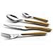 Servizio Di Posate Eclat Legno Metallo Acciaio Inossidabile (24 Pcs) - Foto miniatura 5