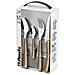 Servizio Di Posate Eclat Legno Metallo Acciaio Inossidabile (24 Pcs) - Foto miniatura 6