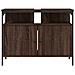Mobile Lavabo Bagno Rovere Marrone 60x30x60cm Legno Multistrato - Foto miniatura 7