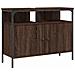 Mobile Lavabo Bagno Rovere Marrone 60x30x60cm Legno Multistrato - Foto miniatura 1