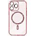 Cover Magsafe Per Iphone 14 Pro Max Silicone Glitterato - Foto miniatura 1