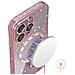 Cover Magsafe Per Iphone 14 Pro Max Silicone Glitterato - Foto miniatura 3