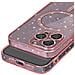 Cover Magsafe Per Iphone 14 Pro Max Silicone Glitterato - Foto miniatura 5