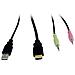 AS-21HA HDMI switch per keyboard-video-mouse (kvm) Nero - Foto miniatura 4