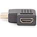 Adattatore HDMI 2.0 ad angolo retto da maschio a femmina, salvaporta HDMI ad alta velocità orizzontale a 90 gradi, 4K 60Hz, M /F - Foto miniatura 3
