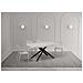 Tavolo allungabile 80x140/224 cm Karida bianco frassino gambe antracite - Foto miniatura 2