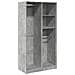 Armadio Grigio Cemento 100x50x200 Cm In Legno Multistrato - Foto miniatura 2