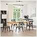 Gambe Per Tavolo Pranzo A V 2 Pz Bianco 60x(72-73,3)cm Acciaio - Foto miniatura 2