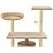 Lusso Casadino -  Albero Per Gatti Con Tiragraffi In Sisal 95 Cm Beige - Foto miniatura 3