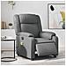 Poltrona Massaggiante Elettrica Reclinabile Grigio Similpelle - Foto miniatura 2