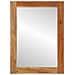 Specchio da Bagno 50x70x3 cm in Legno Massello di Acacia - Foto miniatura 2
