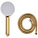 Kit Doccia Con Soffione E Flessibile Aypate Oro - Foto miniatura 3