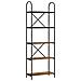 Libreria Rovere fumo 60 x 30 x 183 cm Legno multistrato - Foto miniatura 1