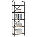 Libreria Rovere fumo 60 x 30 x 183 cm Legno multistrato - Foto miniatura 3