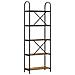 Libreria Rovere fumo 60 x 30 x 183 cm Legno multistrato - Foto miniatura 7