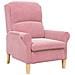 poltrona Rosa 76 x 94 x 102 cm Velluto - Foto miniatura 1