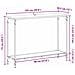 Tavolo consolle con lo scaffale Rovere nero 101 x 30.5 x 75 cm - Foto miniatura 9